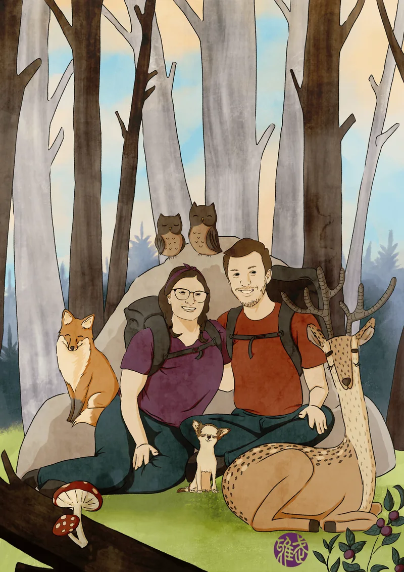 Digital Artwork - Children's Book Portrait